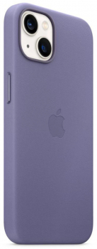 Apple iPhone 13 Leder Case mit MagSafe, wisteria lila