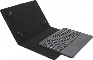 felixx Universal Tablet Case 9-10" mit Tastatur und Touchfeld schwarz