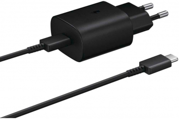 Samsung EP-TA800 25W Ladegerät mit Kabel USB-C schwarz