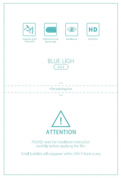 iKITT HydroGel Folie Phone Anti Blue Ray AAA (5 Stk.)