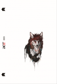 iKITT BackCover Folie Phone Wolf (5 Stk.)