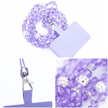 Crystal Diamond Cord violett