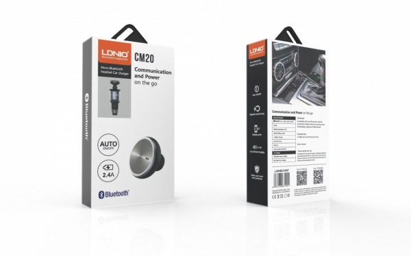 Ldnio CM20 KFZ-Adapter mit Bluetooth Headset