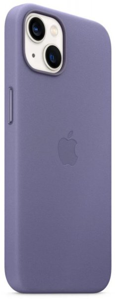 Apple iPhone 13 Leder Case mit MagSafe, wisteria lila