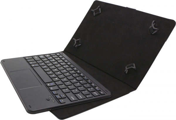 felixx Universal Tablet Case 9-10" mit Tastatur und Touchfeld schwarz