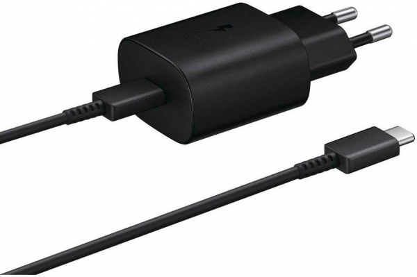 Samsung EP-TA800 25W Ladegerät mit Kabel USB-C schwarz