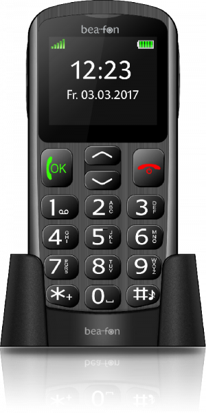 Beafon SL250 silber-schwarz