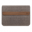 Woodcessories Cotton EcoPouch MacBook Air 11 & 13", Macbook Pro 13", braun-grau