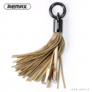 Remax Tassels Ring Lightning Kabel gold