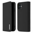 Wish Echt-Rauleder Case iPhone 11 schwarz