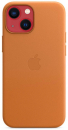 Apple iPhone 13 mini Leder Case mit MagSafe, goldbraun