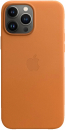 Apple iPhone 13 Pro Max Leder Case mit MagSafe, goldbraun