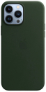 Apple iPhone 13 Pro Leder Case mit MagSafe, schwarzgrün