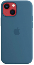 Apple iPhone 13 mini Silikon Case mit MagSafe, eisblau