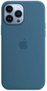 Apple iPhone 13 Pro Max Silikon Case mit MagSafe, eisblau