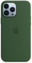 Apple iPhone 13 Pro Silikon Case mit MagSafe, kleegrün