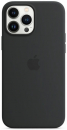 Apple iPhone 13 Pro Silikon Case mit MagSafe, mitternachtschwarz