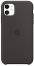 Apple iPhone 11 Silikon Case, schwarz