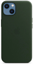 Apple iPhone 13 Leder Case mit MagSafe, schwarzgrün