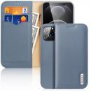 Hivo Echt-Leder Case iPhone 13 Pro Max blau