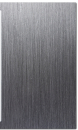 iKITT BackCover Folie Phone Aluminium-Design silber (5 Stk.)