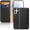 Hivo Echt-Leder Case Galaxy S22 Ultra 5G schwarz