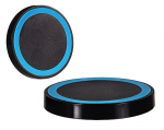 Wirelessladegerät QI universal schwarz-blau